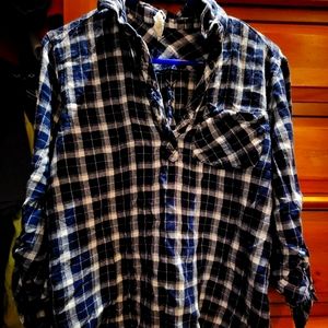 Womens Quarter Length Flannel